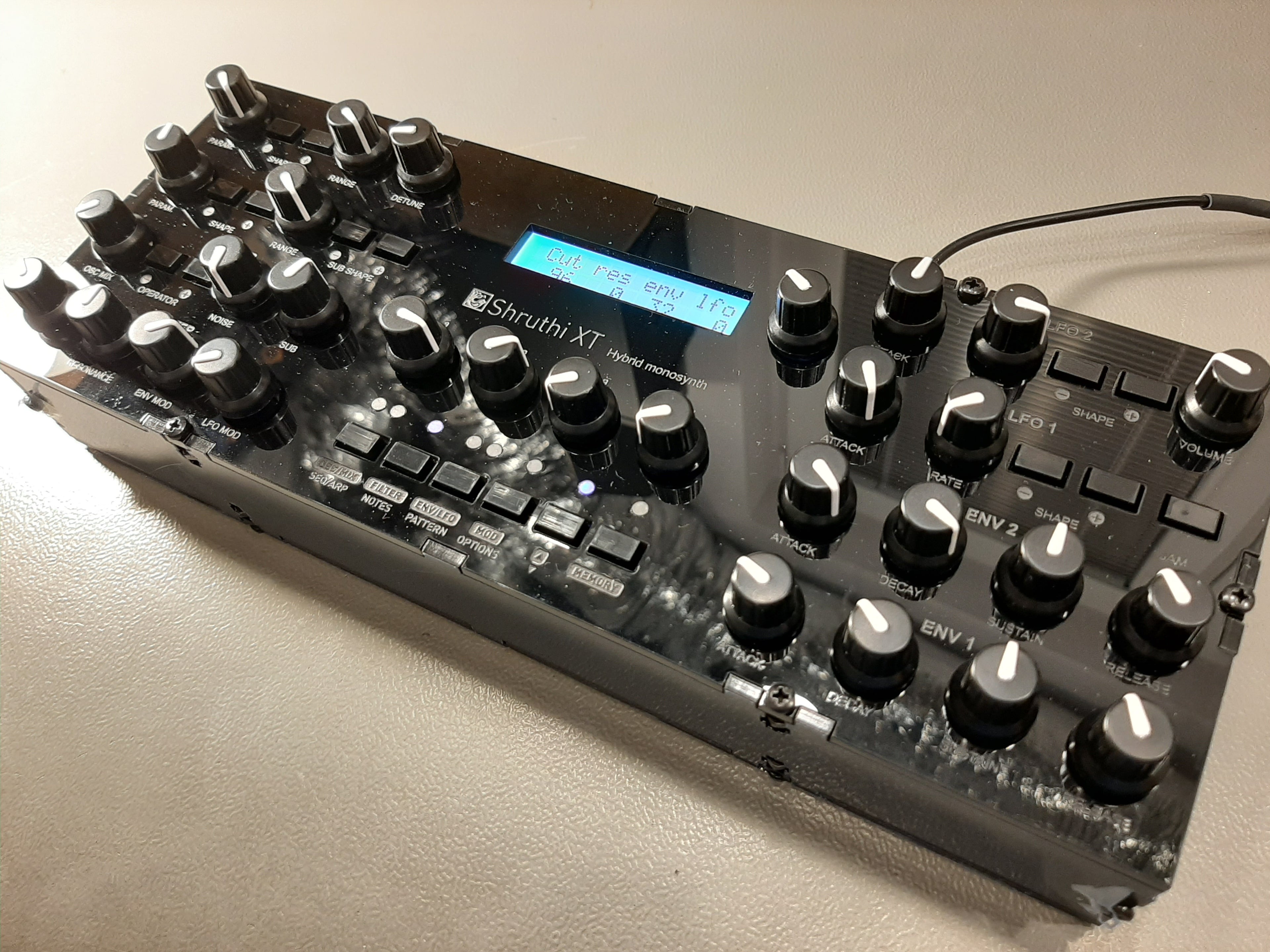 Shruthi XT synthesiser with SMR4mkII filter Multimode LP BP HP !!!NEW Design!!!