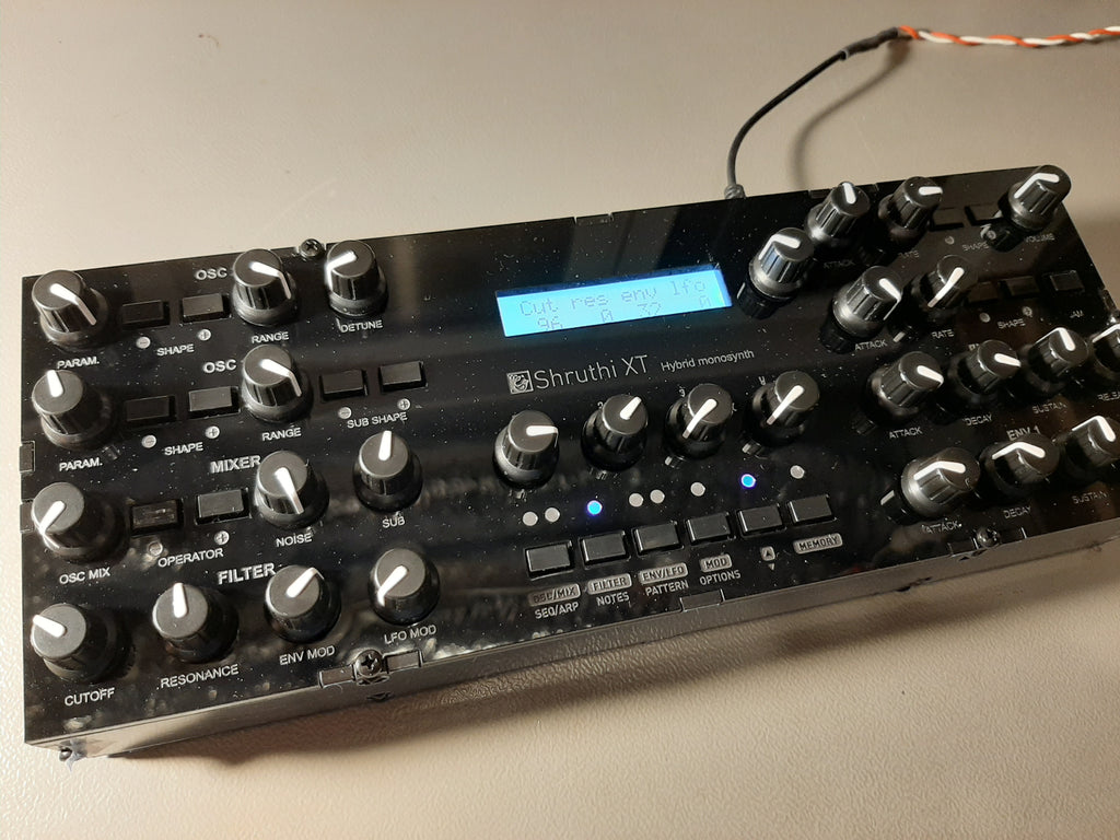 Shruthi XT synthesiser with SMR4mkII filter Multimode LP BP HP !!!NEW Design!!!