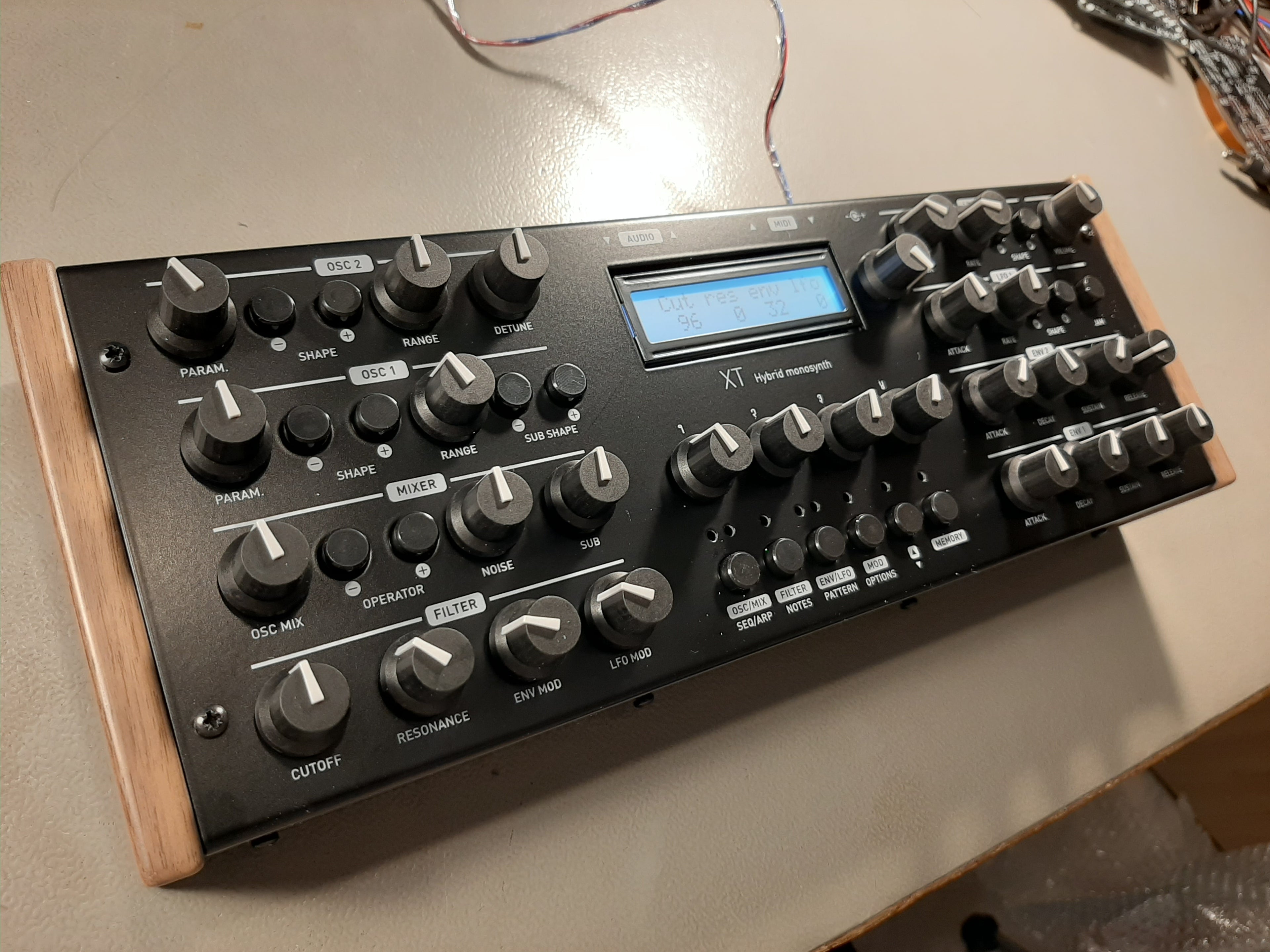 Shruthi XT synthesiser Metal case