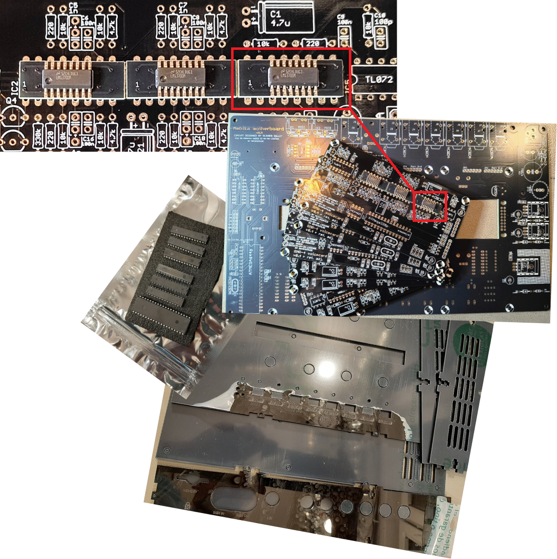 Ambika synthesiser Kit (Rare parts)