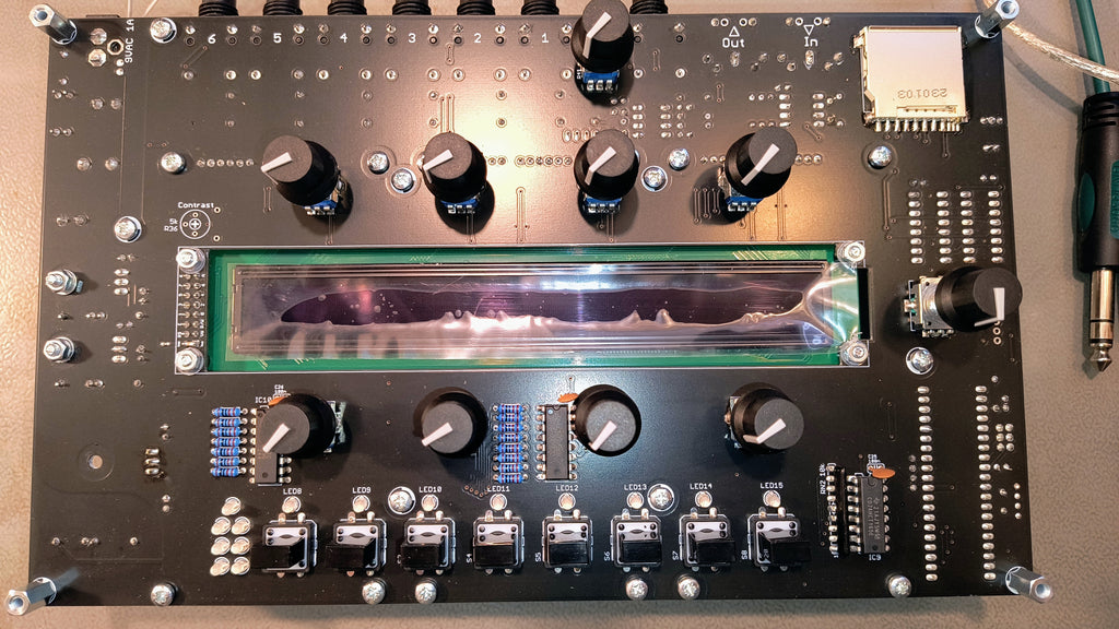 Ambika Motherboard (Assembled Board Only) Light blue LCD